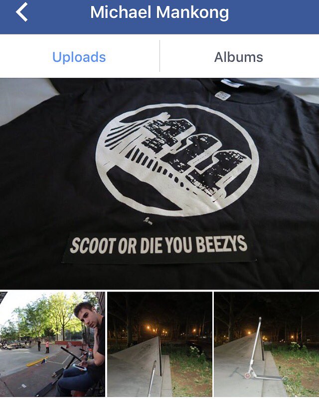 proscooters411's tweet photo. The Homie Michael Mankong received his 411 #SODYB tee #yeee https://t.co/9zXCFK6g4S