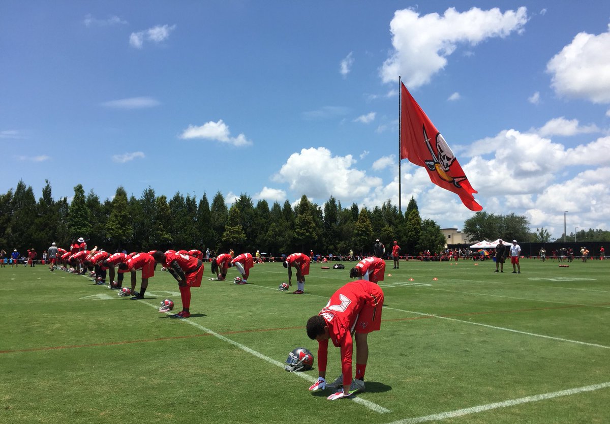 Buccaneers's tweet image. Day 2! Let's get it!
#Bucs #NFLMiniCamp