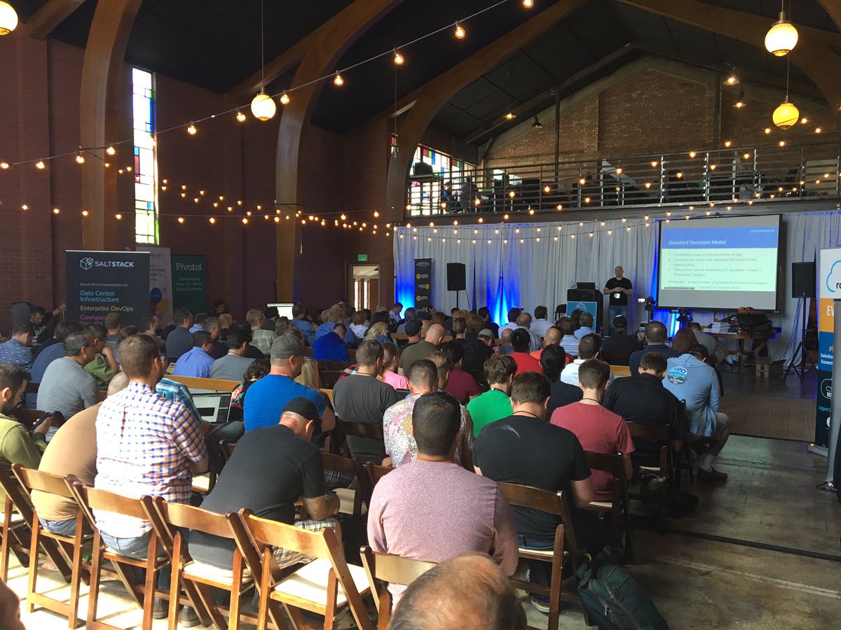 davidsoul's tweet photo. Last day of #DevopsDaysSLC is packed. Lots of people looking into devops-friendly tooling https://t.co/ud8RdilFi6