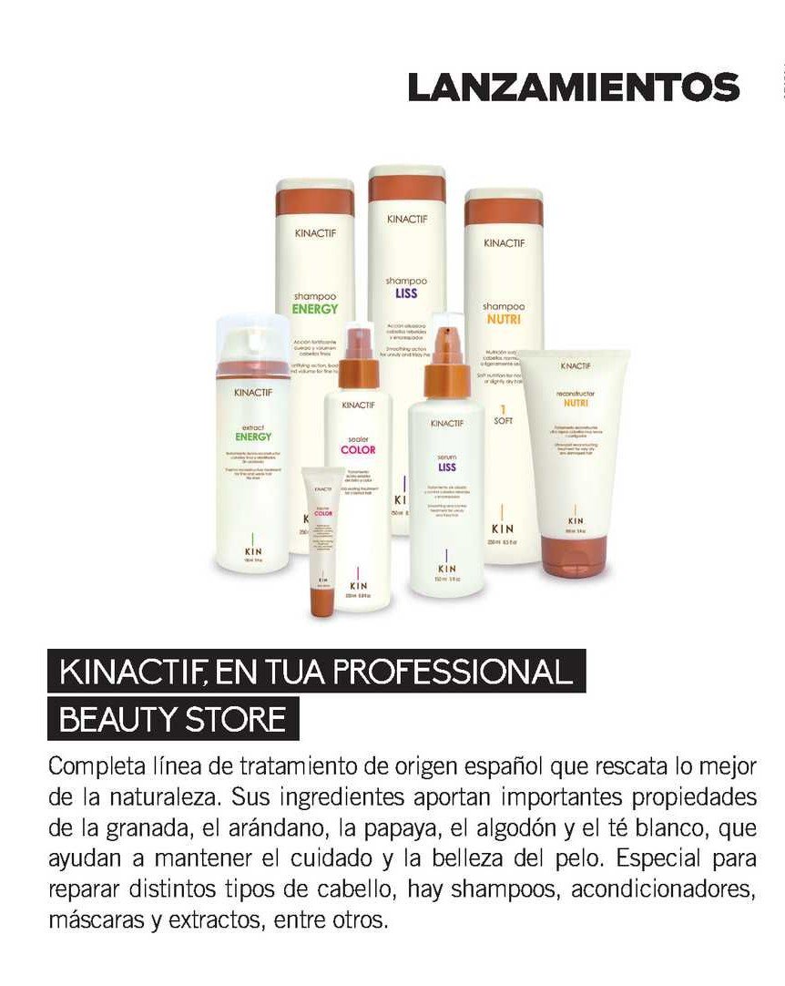 TUAbelleza's tweet photo. Destacamos la nota de Nueva Mujer Publimetro sobre el lanzamiento de #Kinactif en #TUA Professional Beauty Store https://t.co/Wvf7FOTjlz