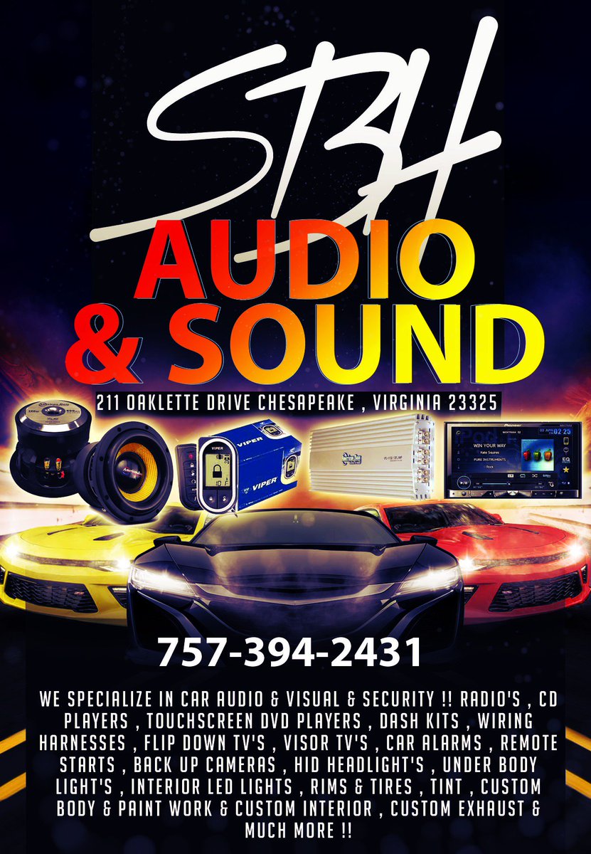 CzaDaGod's tweet photo. #CarAudio 757-394-2431 #SBHaudio &amp; #Sound https://t.co/3IJbemWDEw