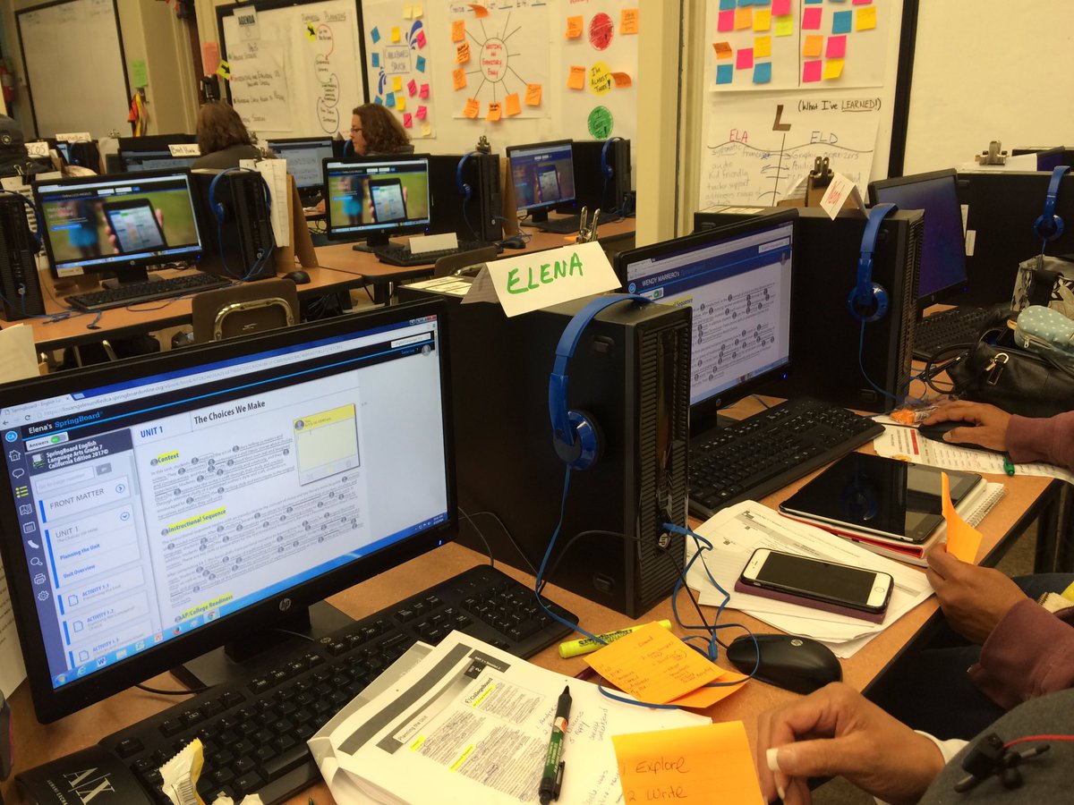 LAUSD training -- working in SBD.