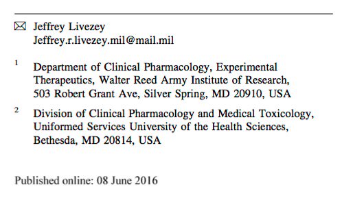 RemingtonNevin's tweet photo. After years of neglecting pharmacovigilance, @WRAIR scientists describe prolonged effects from its drug mefloquine. https://t.co/BBZBKQxVIH