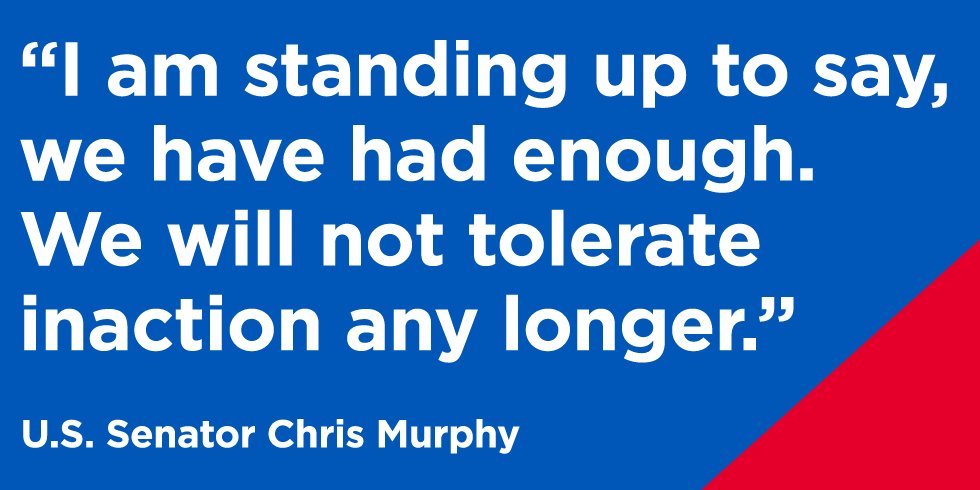 ChrisMurphyCT's tweet image. After every act of grave violence, the American people have called for action. But Congress has failed them. #Enough