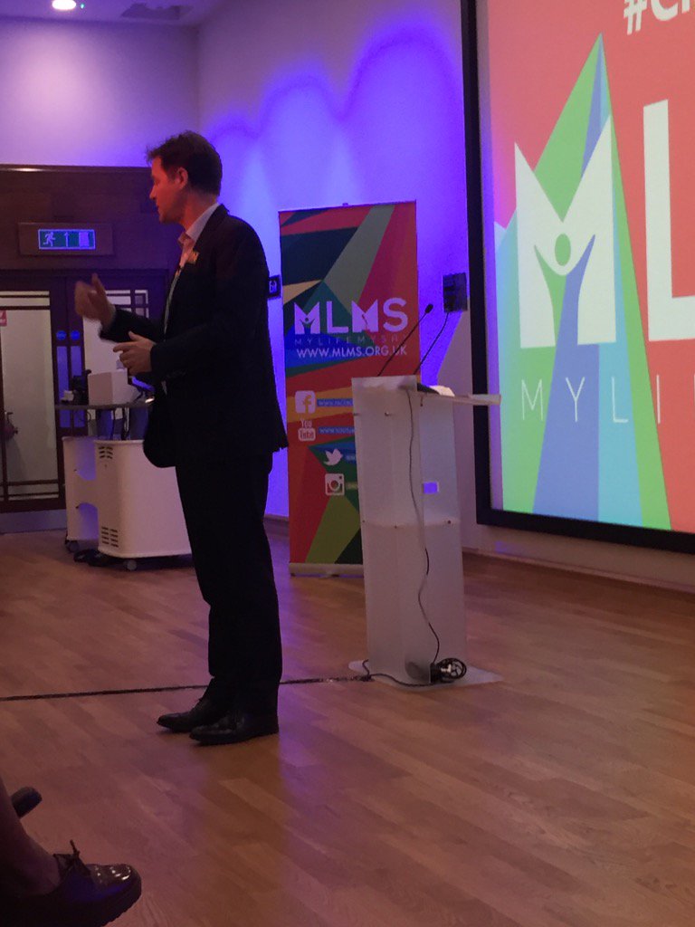 ashwinder_b's tweet photo. Earlier: Nick Clegg urging participation in the #EUref. We are the generation with the most to lose #CleggMLMS https://t.co/3uc9uRZhWY