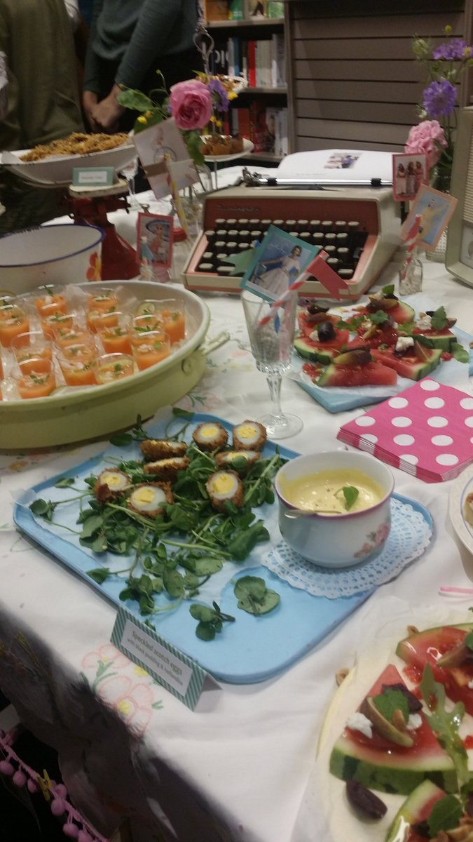 ChefShaneSmith's tweet photo. Some of the amazing food at @SHearneSmith book launch. The book is so beautiful #thenocookcookbook https://t.co/7hvVi8KSEp