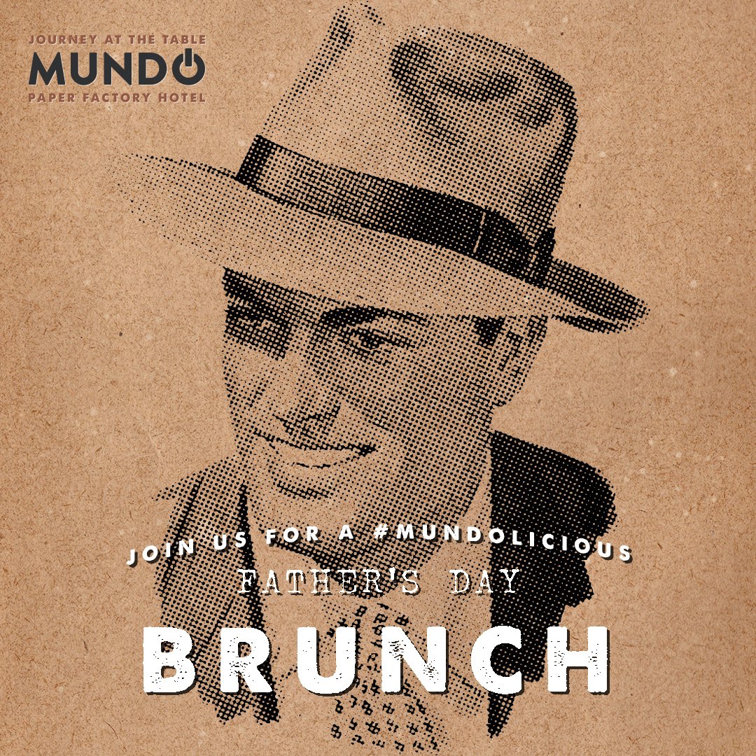 MundoNewYork's tweet photo. Don't you think #Dad would prefer #sundaybrunch at Mundo instead of another tie? #happyfathersday Book a table now! https://t.co/OOnRHNk86y