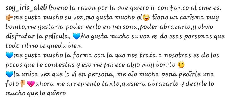IrisAleli's tweet photo. la razon por la que quiero ir con @FrancoMoroJ 👇 @UMartists 
Me regalan un RT &amp; un 💜
Por favor,encerio quiero ganar https://t.co/wbXtW7dMnV