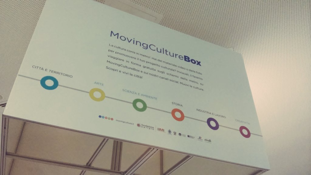 Lucia_Geremia's tweet photo. La #cultura corre in #metro con la nuova #MovingCultureBox! 😊 @Moving_Culture @metro_brescia https://t.co/Zg7kCeKi8W