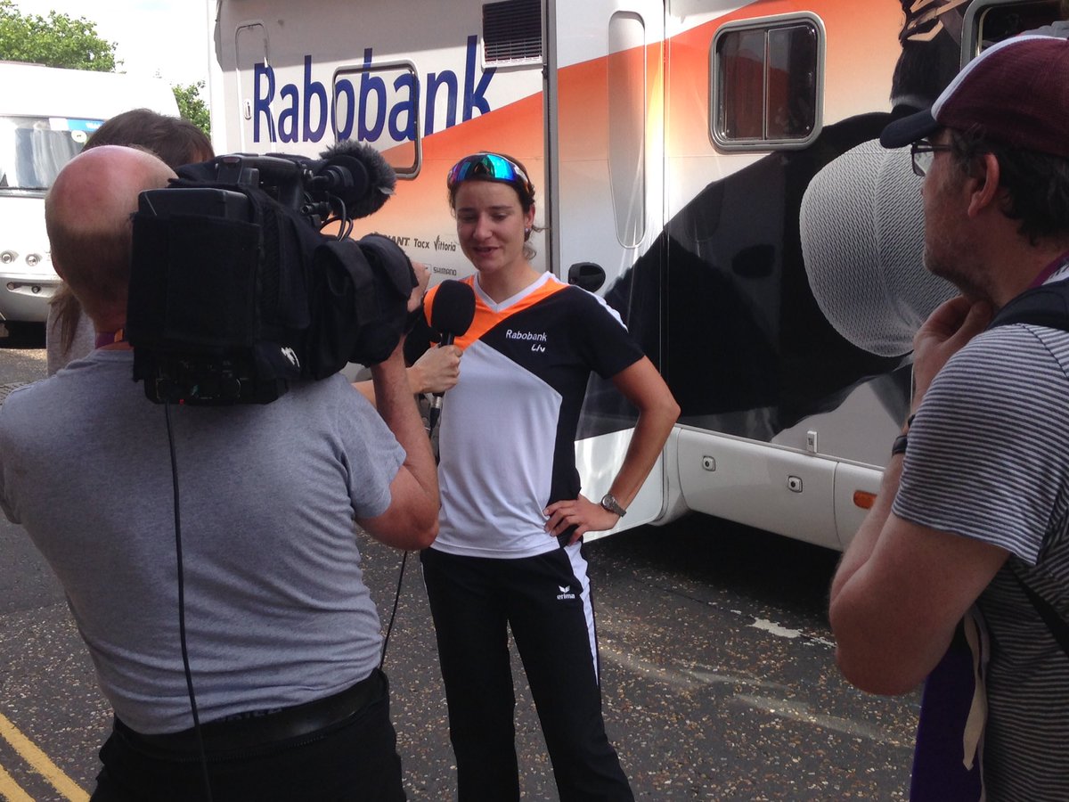 Filming done for today on #AvivaWT2016 over to the guys in the edit now. Tune into @ITV4 <a href="/itvcycling/">ITV Cycling</a> tonight 9pm.