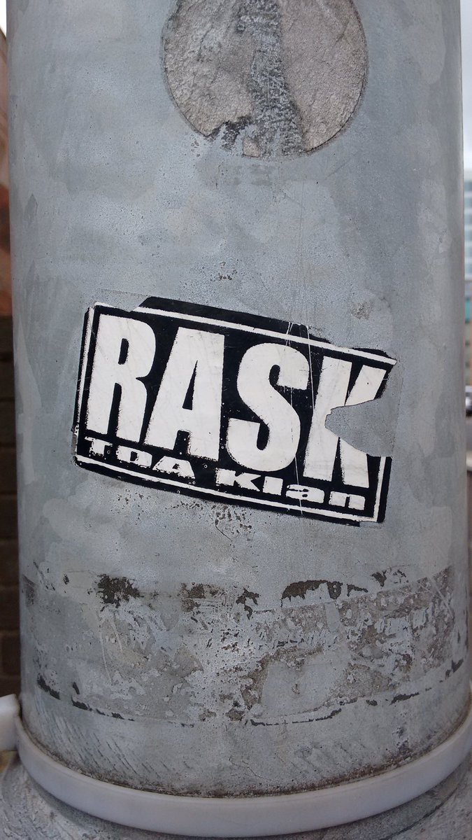Belfast_Beyond's tweet image. More #stickerbombs around #Belfast #NorthernIreland @rask_tdaklann #BelfastCityGrime #Gawd #graffiti #streetart