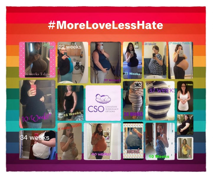 CSOJoanne's tweet photo. Proudly displaying our Belly Bumps #canadiansurrogacy #LGBTQ #MoreLoveLessHate #LoveIsLove #Surrogacy #TummyTuesday https://t.co/S9cXhw8iqv
