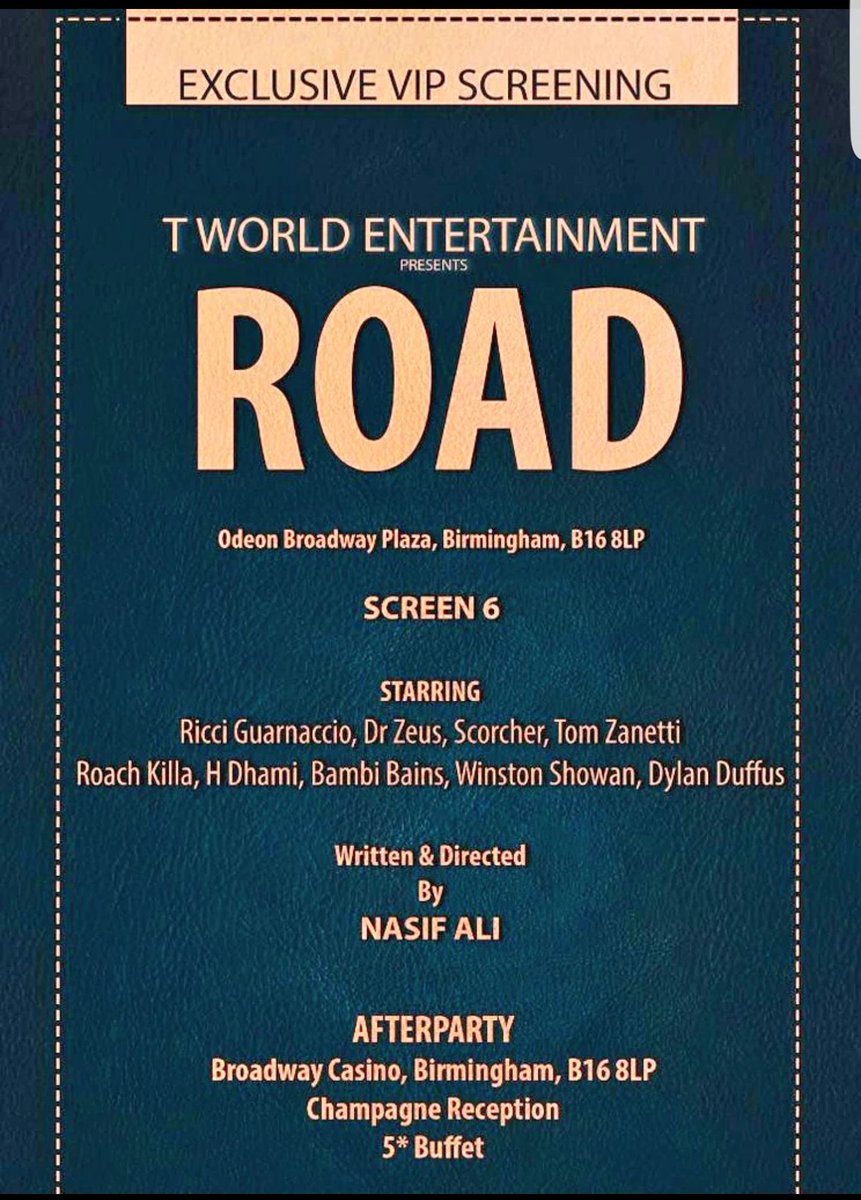 IAmTheBeardGuy's tweet photo. Attending #Exclusive #VIP #Screening of #Road @ODEONCinemas @TheAsianToday @tworldent @BroadwayCasino #screen6 https://t.co/I4BSaK93S7
