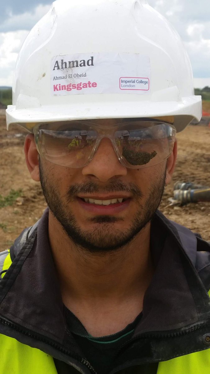 QueensgateTeam's tweet photo. Close call but PPE to the rescue! #constructionarium https://t.co/kDVvogq4qt
