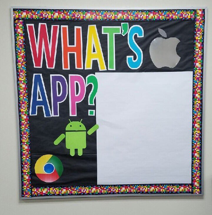 SiglerStars's tweet photo. Thank you @sandye_jack for putting together a new board in lounge based on input from staff. #WhatsApp #ShareApps https://t.co/1Um8EHPtPd