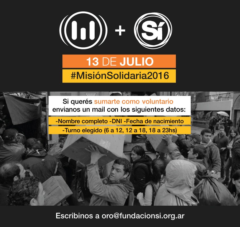 sifundacion's tweet photo. #MisiónSolidaria2016 - ¡SUMATE COMO VOLUNTARIO! https://t.co/7pTtsshdkX