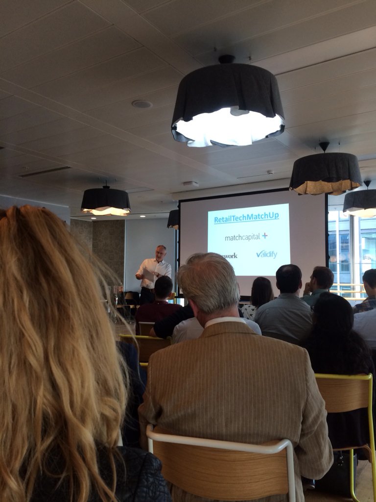 RetailMatchUp's tweet image. @ChrisFieldFW giving some practical tips to #retailtech startups on how to engage retailers! #retailtechmatchup