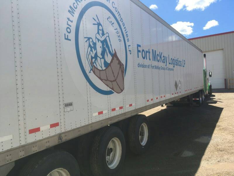 FMSPCA's tweet photo. Another #pawsup #ymmshoutout to Fort McKay Logistics for picking up another 23 skids for #ymm #pets! Thank you! https://t.co/o6nB1nkMx7