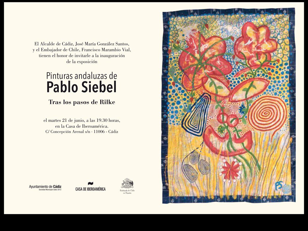 exposición en Cádiz del 21 de junio al 4 de septiembre