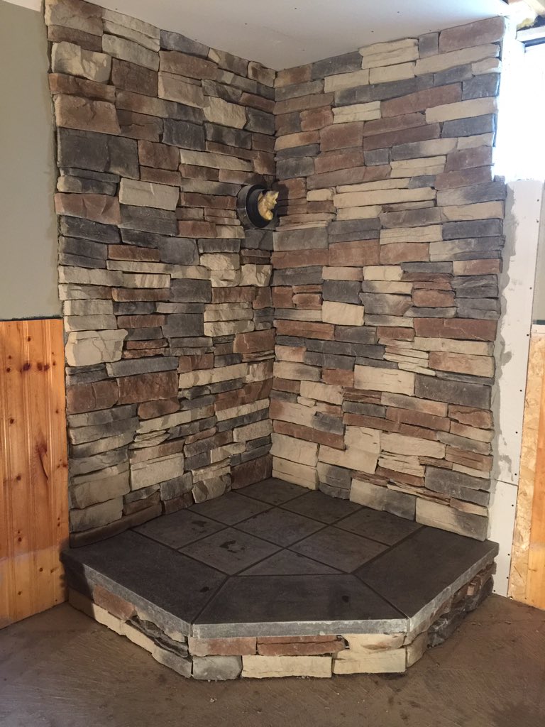 ridgerock1's tweet photo. Just finished this awesome #fireplace Yes.. We do that. #stonerox #montainledge https://t.co/T7rEcP0Bgz