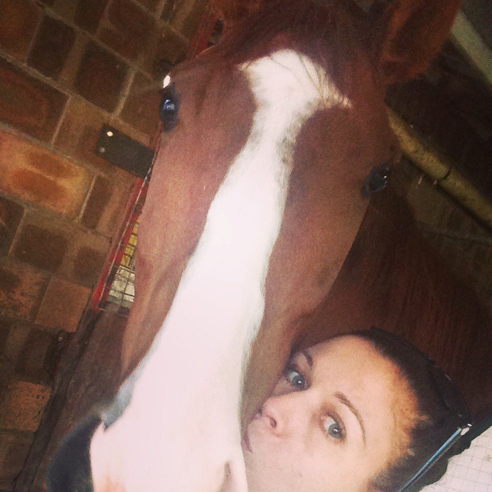 Good morning at GC trackwork, cuddles with G1 Garry, thanks <a href="/BryanGuyRacing/">Bryan Guy</a> for the catchup #eagleway
