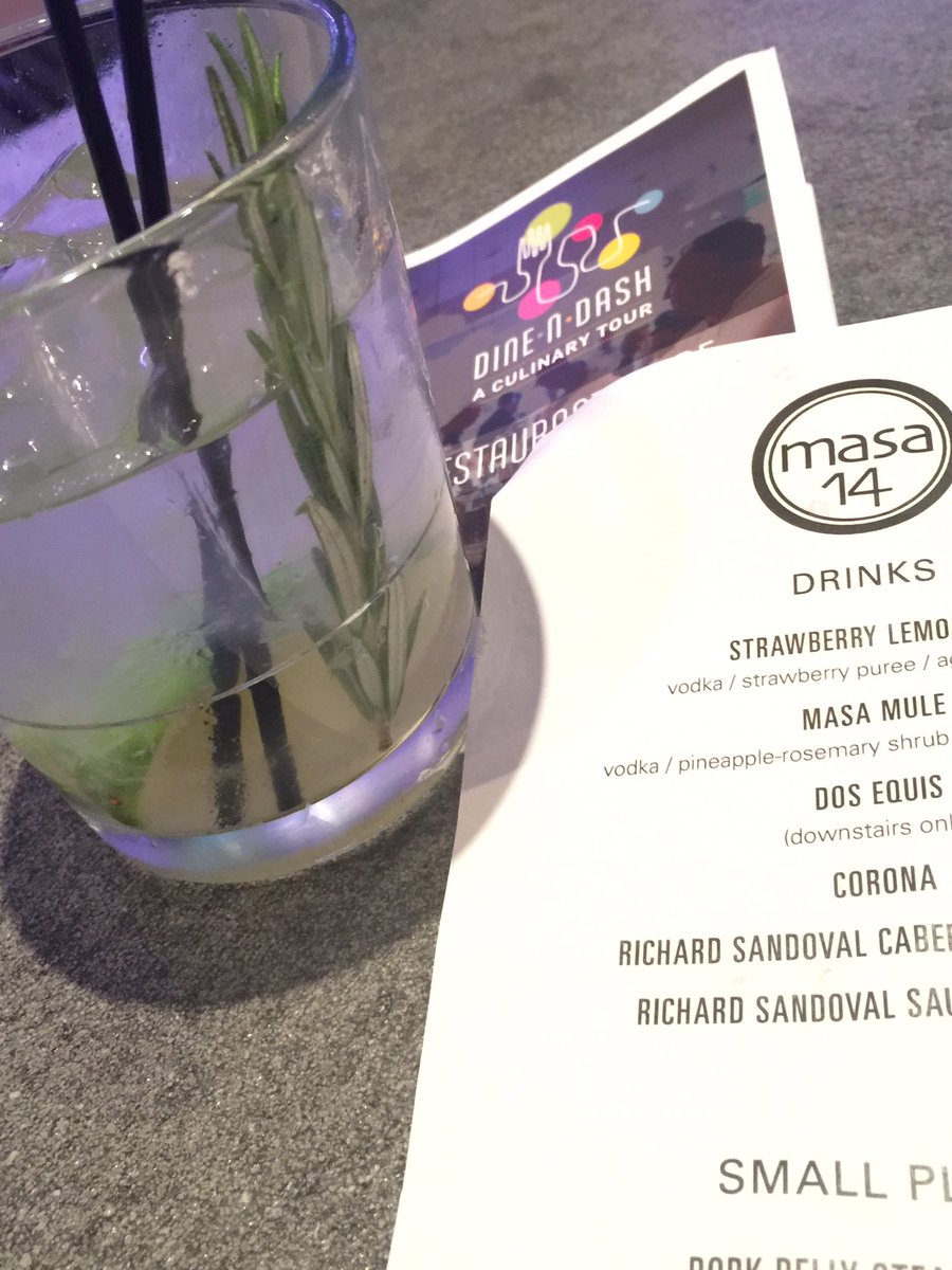 TasteUSA's tweet photo. Enjoying a #MasaMule at @Masa14DC #DineNDash! https://t.co/d75YCqxuVu
