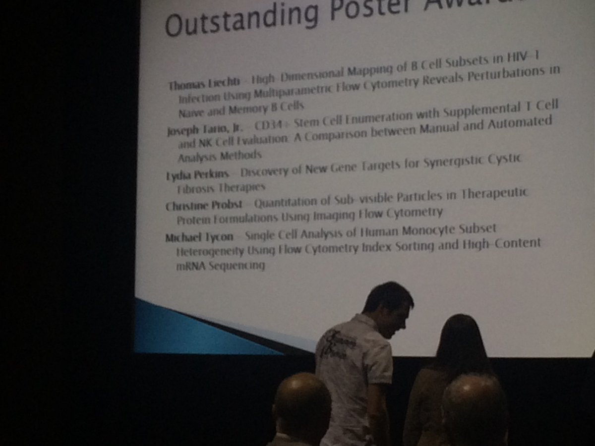 mpbruchez's tweet photo. Congrats to lydia perkins for winning a poster award at #cyto2016 https://t.co/yiCu8YXxkg