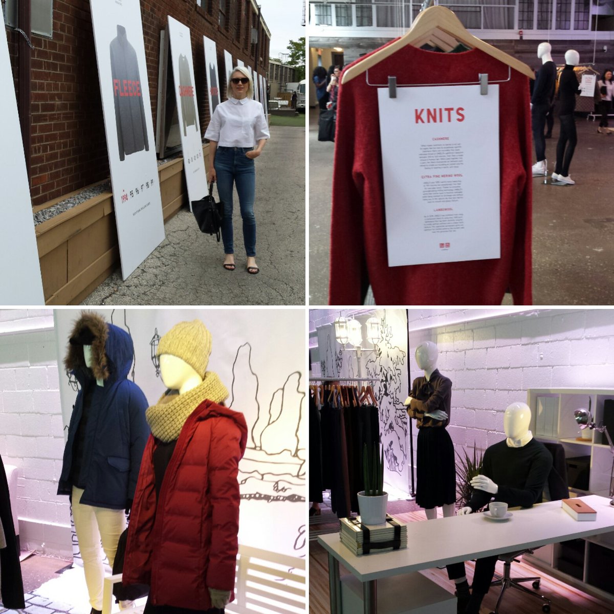 Ms_iMoe's tweet photo. Loved checking out @Uniqlo_Canada with @jhamulecki Coming this Fall to TO! #uniqlocanada #uniqloto https://t.co/ju5lbx0A6r