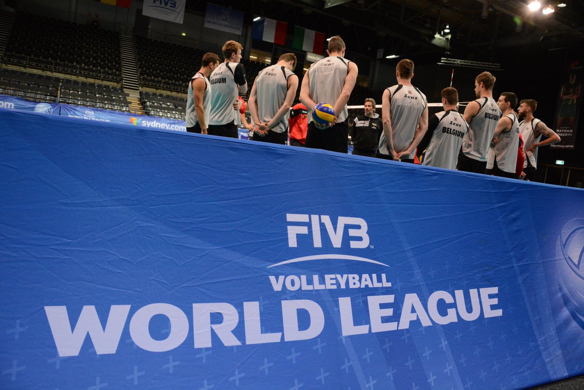 We kijken enorm uit naar onze start in de wereldgroep van de World League in Sydney. #FIVB #FIVBWorldLeague