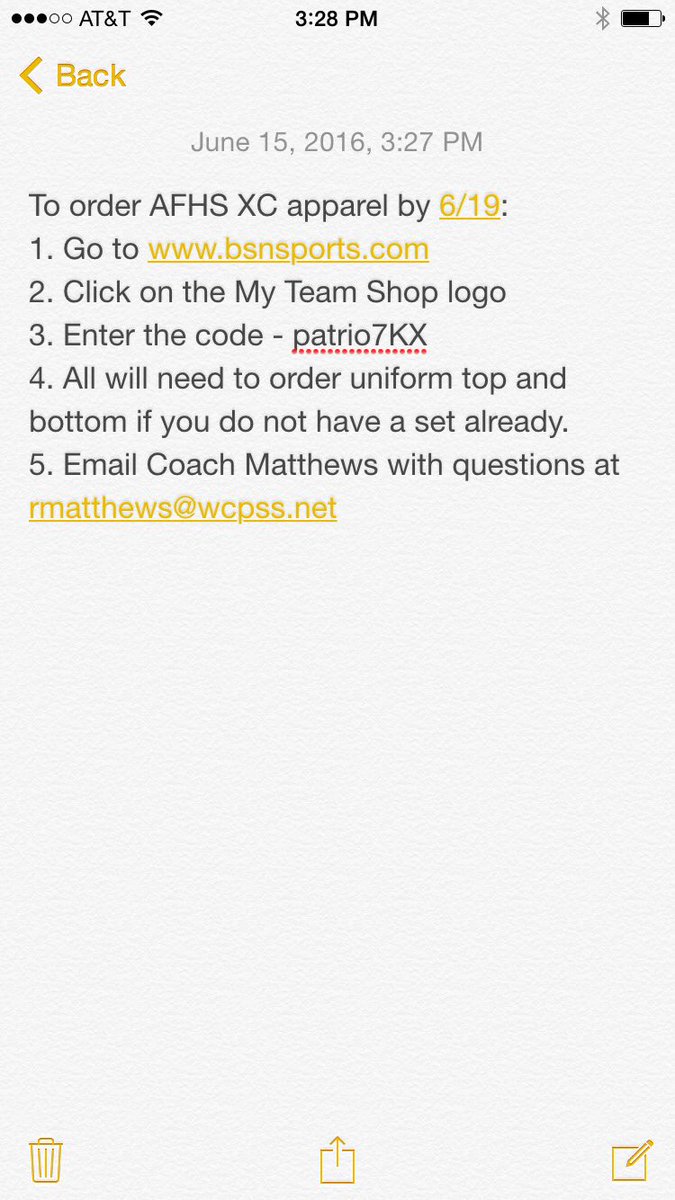 1st practice is in 5 days. We will meet at the Wimberly Road parking area of the Tobacco Trail at 6:30 am.