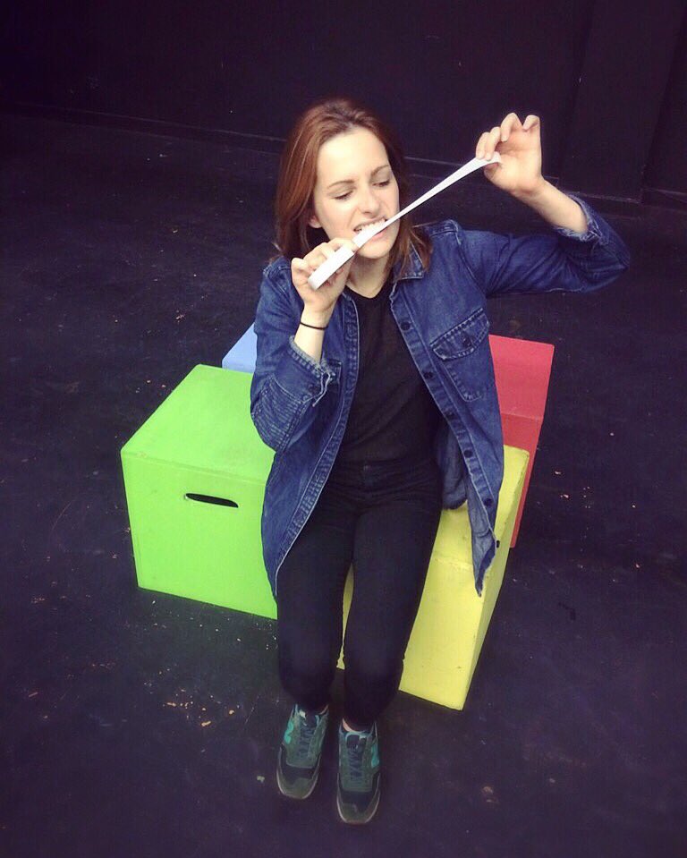 PlayersParagon's tweet photo. Our beautiful @AbigailPoulton getting hands on in our tech today! Only one day to go! #goodeffort https://t.co/QLGiqsCyDF