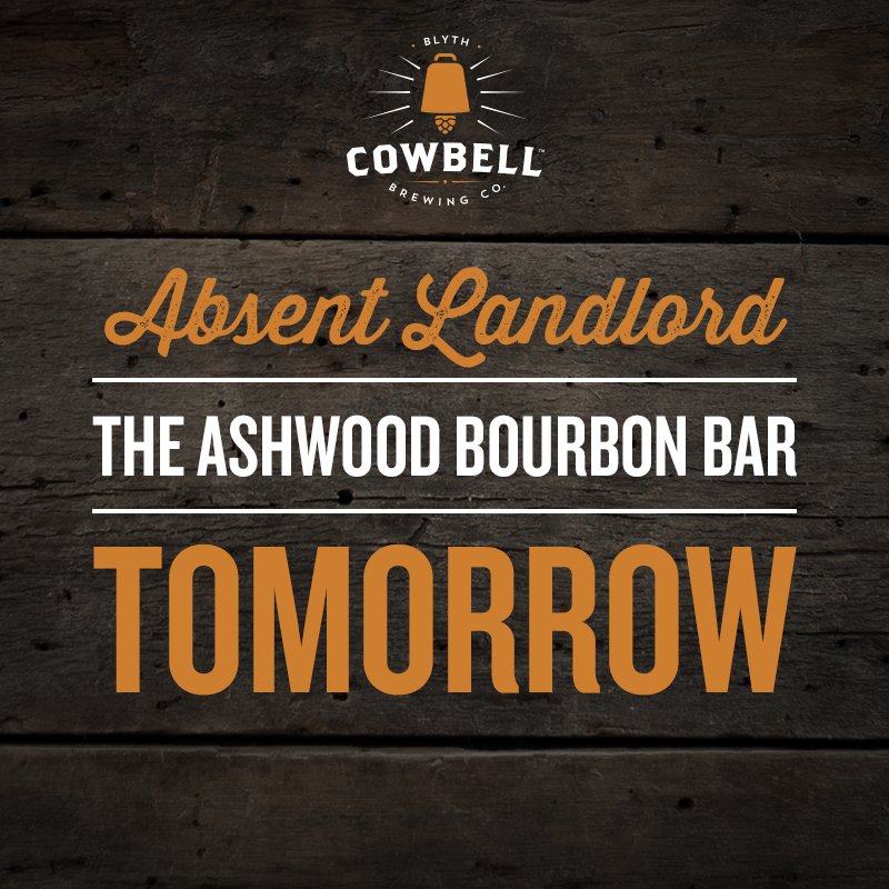 Food, live music &amp; #MoreCowbell? Visit us at The <a href="/ashwoodinn/">The Ashwood</a> tomorrow for all of the above! bit.ly/1XjjgaZ