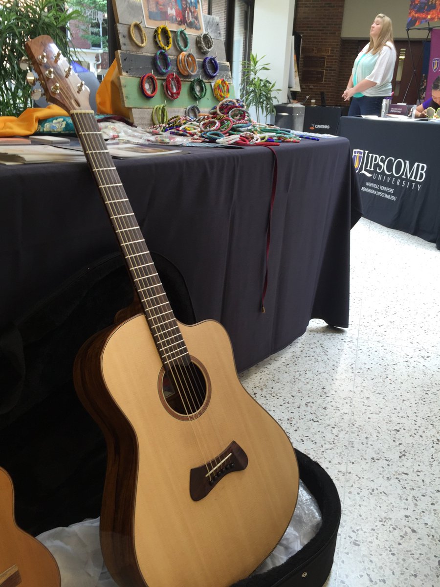 OneLifeMatters's tweet photo. #GMAImmerse, drawing for handmade guitar from Nepal is soon. Text ONELIFE to 51555 to enter, must be present to win. https://t.co/H3D1IxNUSD