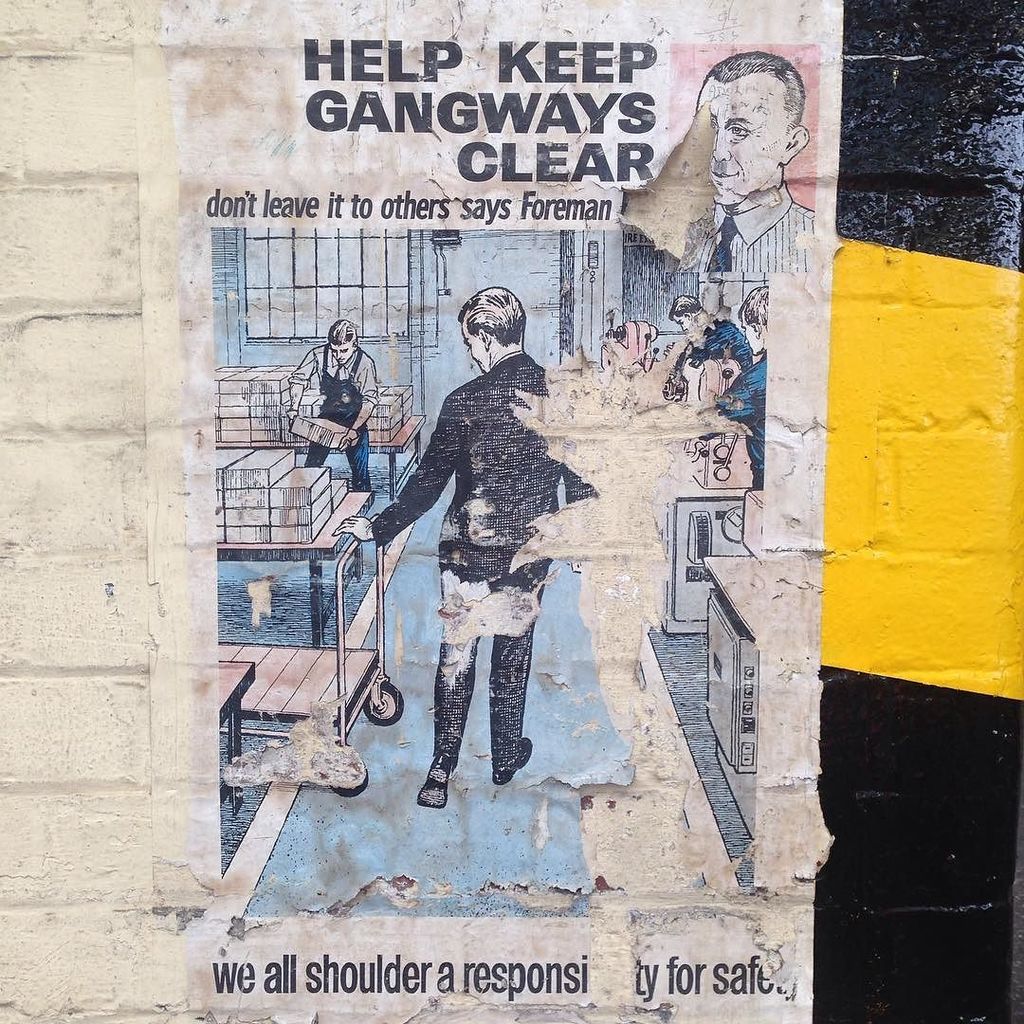 Mr Woody Woods On Twitter A Vintage Safety Poster From A Shoot