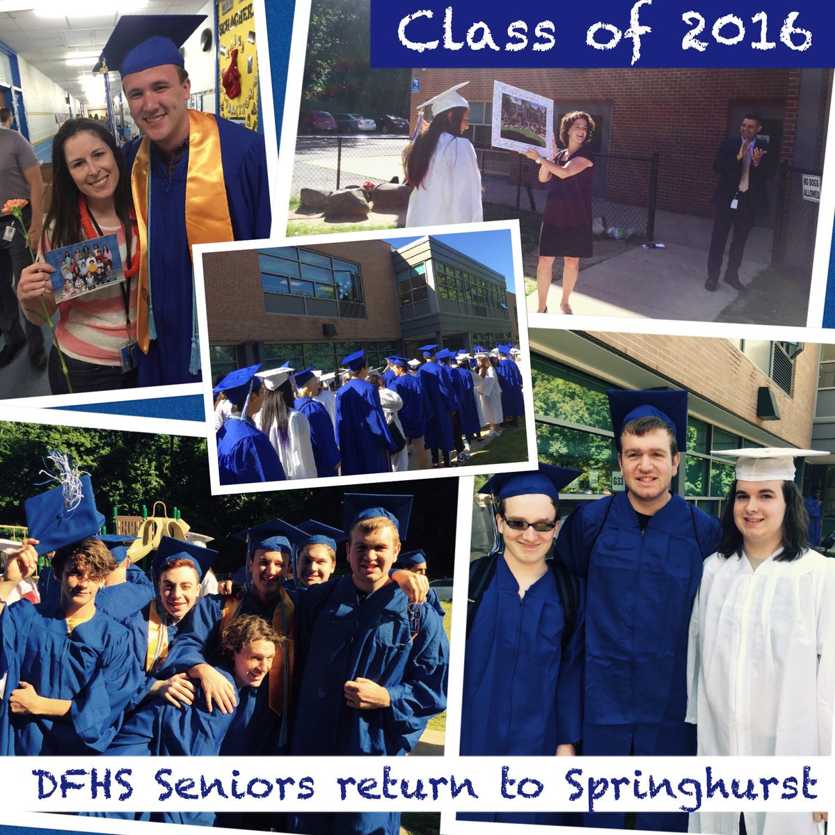 MrsPetruolo's tweet photo. DFHS Class of 2016 Returns to Springhurst! #dfhs2016 #seniors #success #goodluck @johnfalino1 @JdDrakej @careim2 https://t.co/WlRVSkEfsm