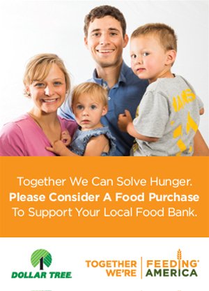 MDFoodBank's tweet photo. Help a hungry #Maryland family today at your local @DollarTree https://t.co/P4MsL7Zqc8 https://t.co/JlyBF7JvYi