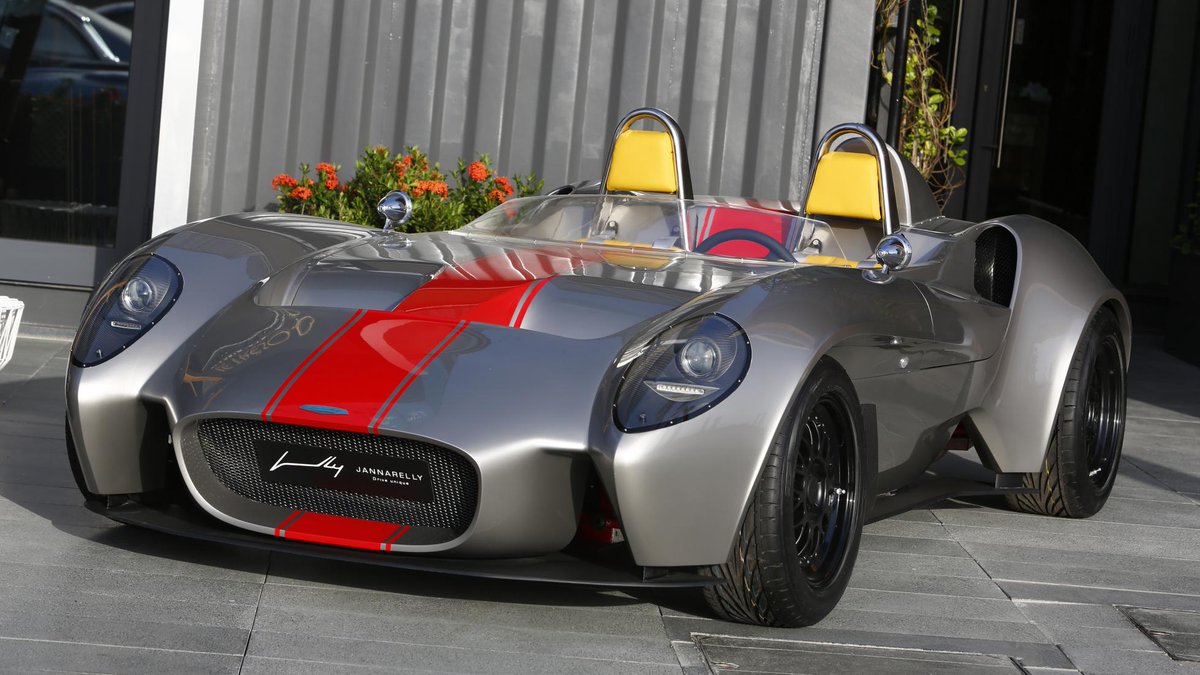 BBC_TopGear's tweet photo. Meet Dubai's answer to Ferrari's 1957 Testarossa: the Jannarelly Design-1 https://t.co/iVQwxaGLmx https://t.co/UaV1qMckEP