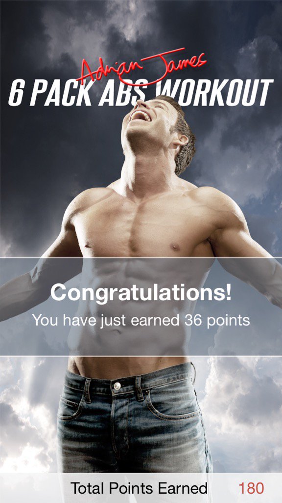 Another Adrian James 6 Pack Abs Workout Done! Check it out on the iTunes App Store: bit.ly/MLJLN0