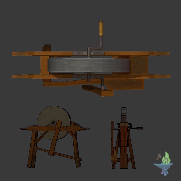 benoit3d's tweet photo. my grindstone is now available on https://t.co/Qwhlz8Clvl #3docean #blender .obj or .fbx format... https://t.co/yozKmYwpnp