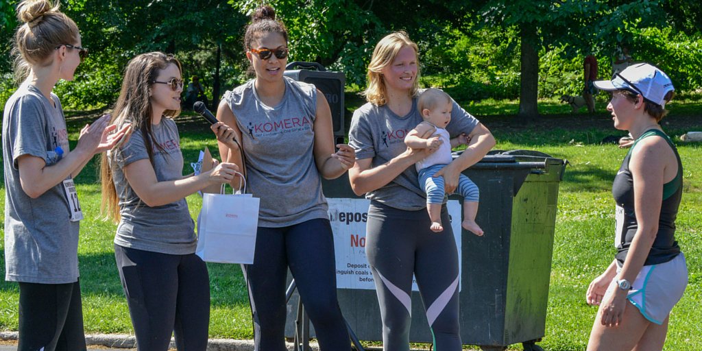 Thank you to <a href="/SuperRunnersNY/">Super Runners Shop</a> for hooking up our super fast first place finishers with sneakers! MURAKOZE! #KGR2016