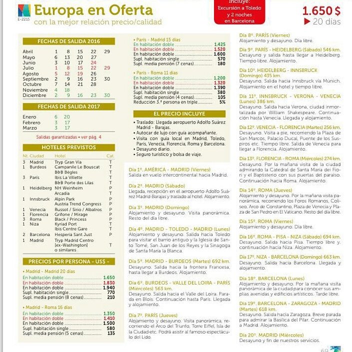 MilesDestinos's tweet photo. #Europa #USD$2400 #Separalo #pagalo #a #cuotas #Tours #Vuelo #hoteles #Info #WhatsApp #3218430352 #aprovecha #Ya https://t.co/7Y4XdEZ5yt