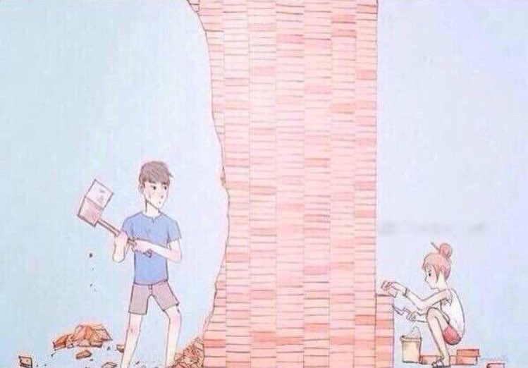 لاتحاول الوصول لشخص لايُريد الوصُول لك.