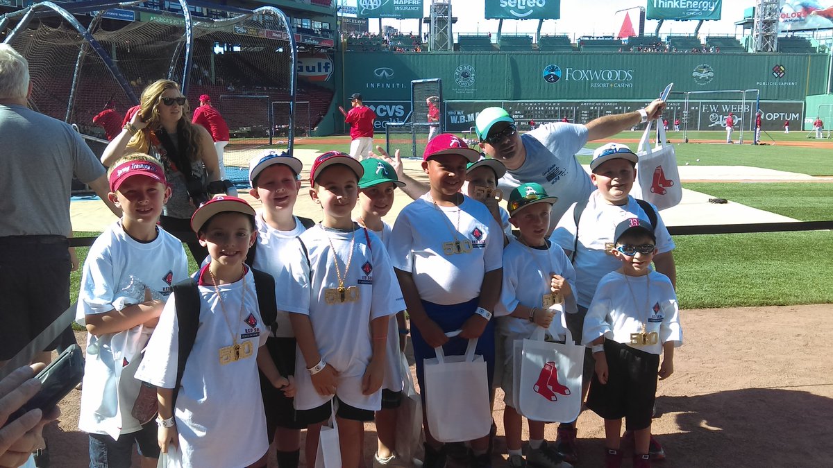 RedSoxFund's tweet photo. Thank you @nationalgridus &amp; @HanleyRamirez for taking us to the ball game! From, Auburn LL!! https://t.co/GtYwZ8isGQ