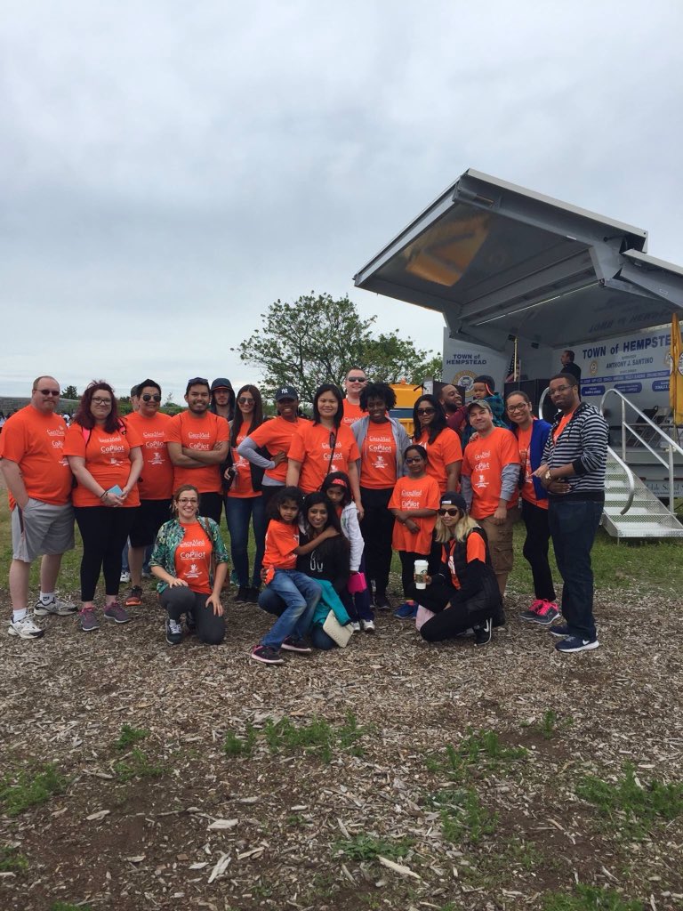 CareMedSPx's tweet photo. A nice group shot from last month's MS Walk. Together, with our CEO, Dr. Moby Kazmi, we were able to raise $1,600!! https://t.co/UKjOU3dnc2