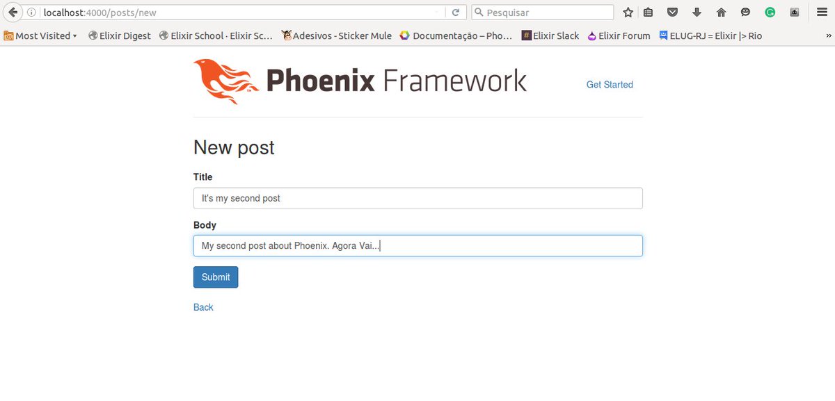 diego_araujo10's tweet image. I've come back to test @elixirphoenix. Criar blog posts dos meus testes e compartilhar. #elixirphoenix #elixirlang