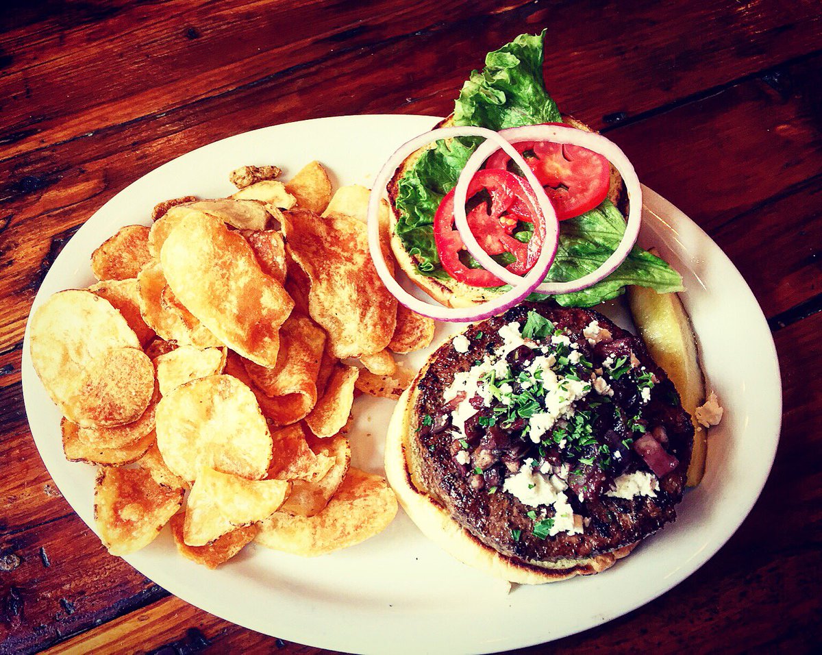 Tonight's Burger Special: Black Angus beef w/ feta chz, lamb belly and blueberry bacon jam.

instagram.com/p/BGsHEAws0ou/
