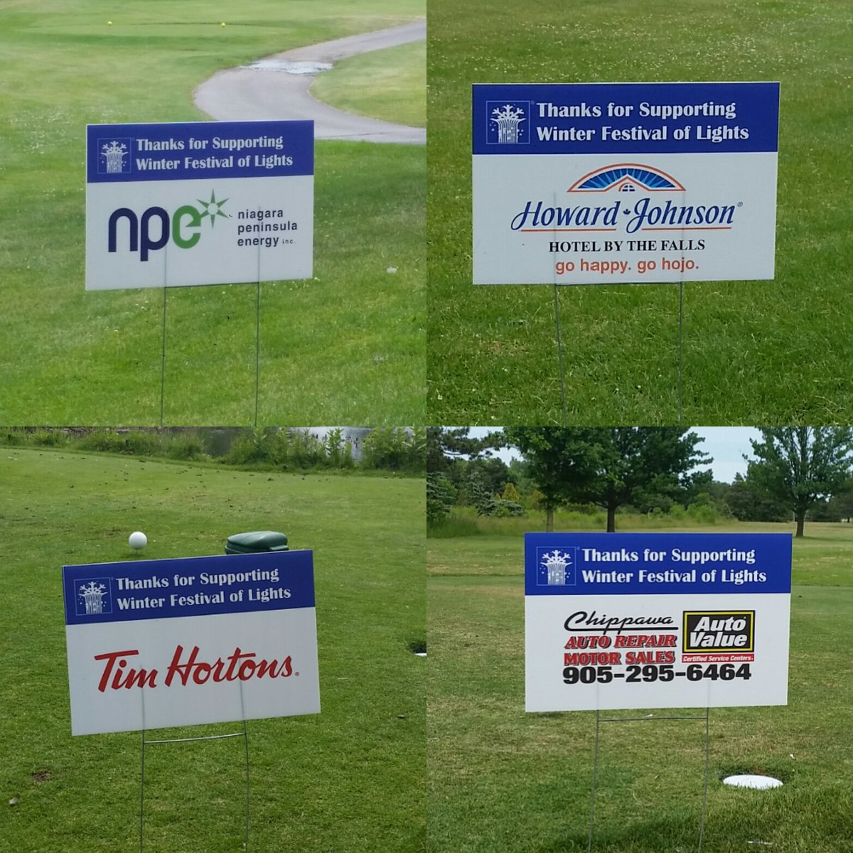 WinterFestival's tweet photo. Thank-you to the #wfol Golf Tournament Sponsors @NPEIHydro ,  @Hojo_Niagara, @TimHortons , Chippawa Auto Sales. https://t.co/K0Y30d7H1j