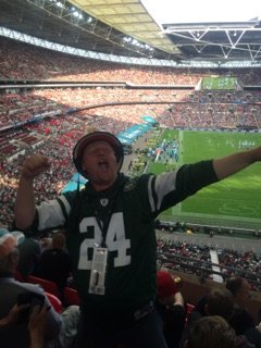 CovJet's tweet photo. Squishing da Fish at Wembley! #London #NYJets #NFL https://t.co/GbFYJCVVed
