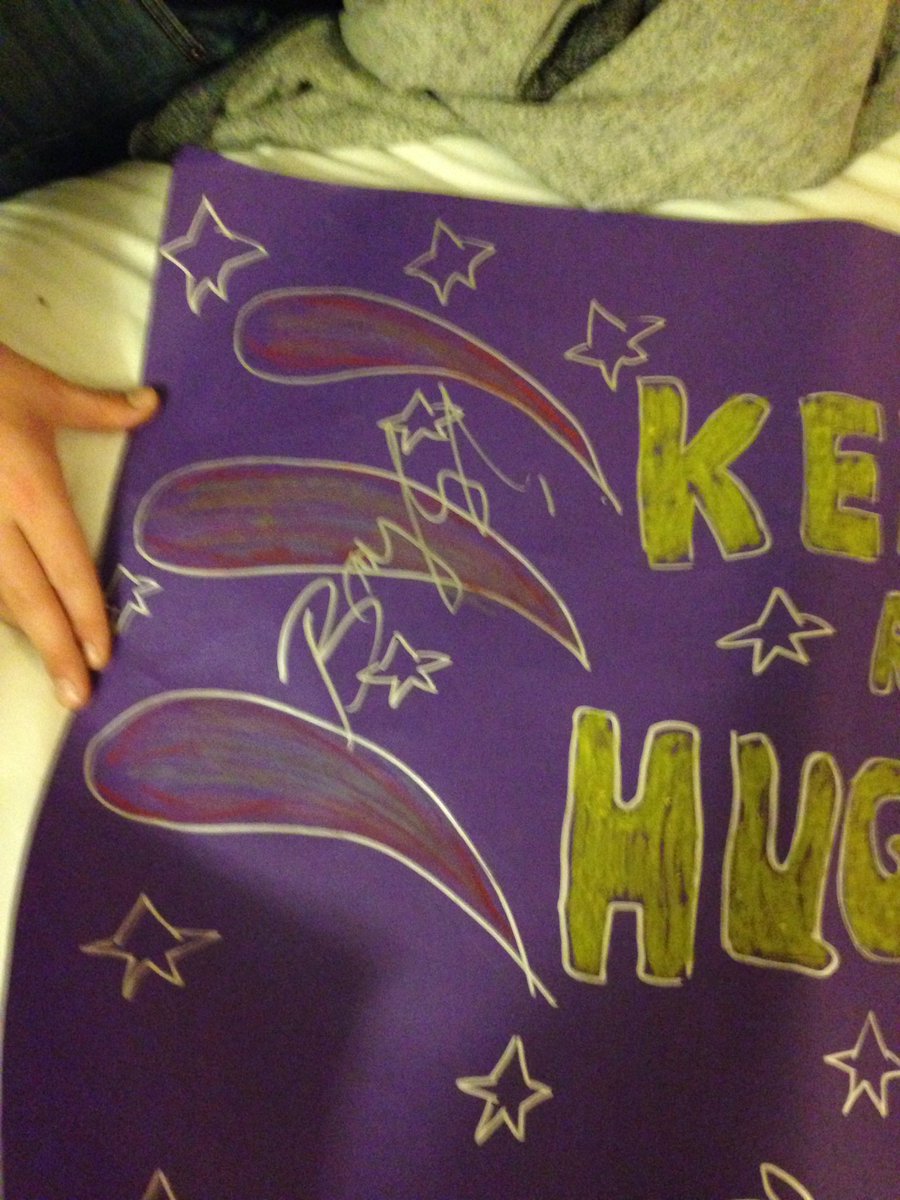 beckburt15's tweet photo. #NXTLiverpool  @itsBayleyWWE thankyou so much Bayley for signing my poster!! You are amazing #hugsforlife❤️💛💜 https://t.co/KLBRhBf33r