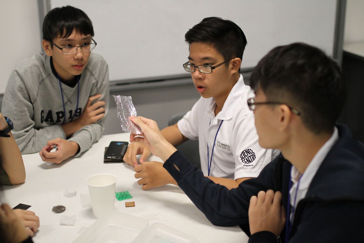 SpaceCenterHou's tweet photo. The #MarsTogether Global Summit is in full swing at @SpaceCenterHou as students explore space &amp; the #JourneyToMars! https://t.co/9SOuoTQ2lx